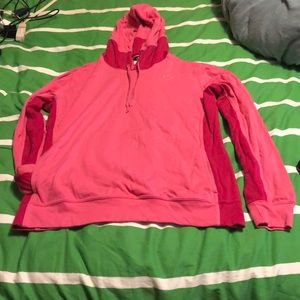 GUC Nike pink hoodie
